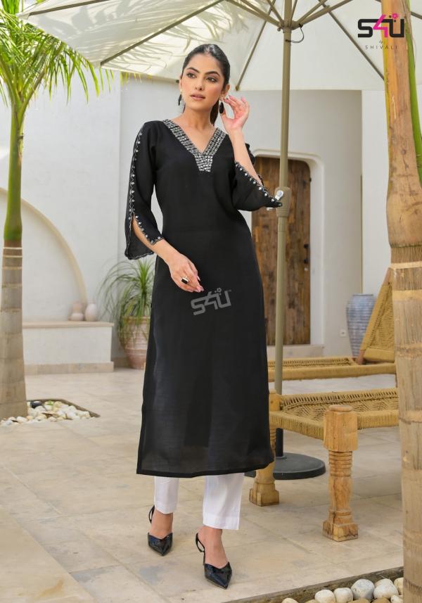 S4u Glamour G 01 Casual Wear Roman Silk Kurti Collection